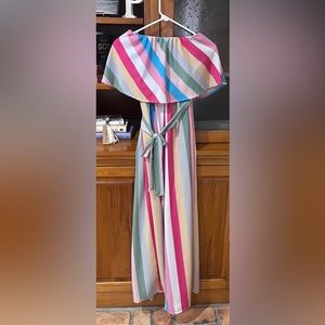 Off the shoulder jumpsuit